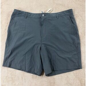 Faherty All Day Shorts Mens Size 38(40) Charcoal Gray Stretch Hybrid Performance